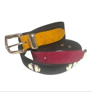 Ginnie Johansen Fabulous retro Suede vintage‎ belt size S